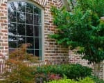 Layering low maintenance shrubs creates color and texture Curb appeal with colorful shrubs in Frisco, Texas